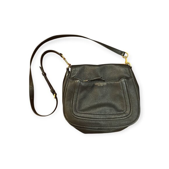 Marc Jacobs Leather Crossbody Purse - Black - Like New - Picture 3 of 5